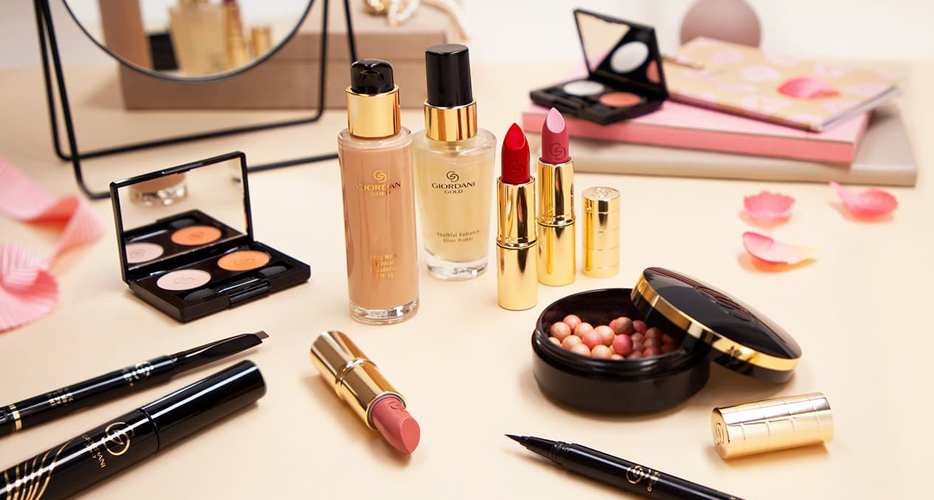 Maquilhagem Oriflame – Batons, Sombras e Giordani Gold em Portugal